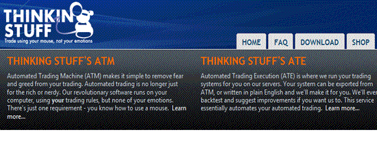 Thinking Stuff's Automated Forex Trading